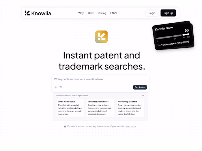 Web Design for Knowlia's Startup-Focused Platform