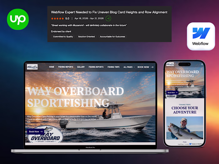 Way Overboard Sportfishing | Webflow