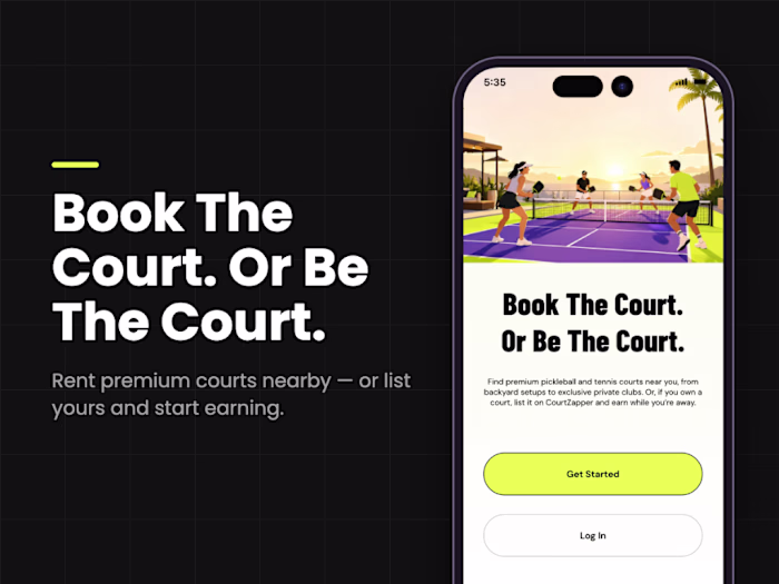 Tennis & Pickleball Court Booking App Development