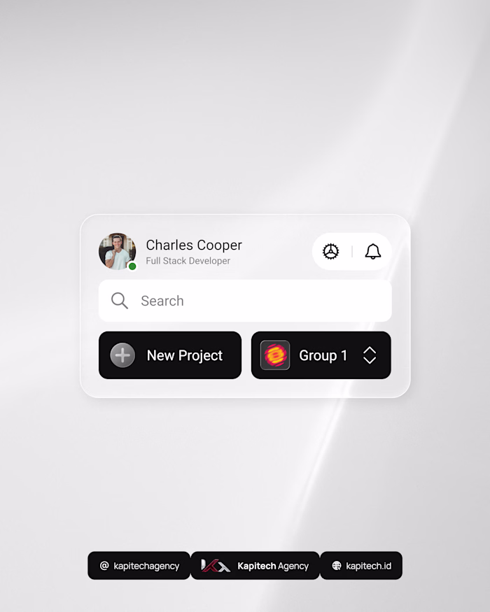 A user interface design concept