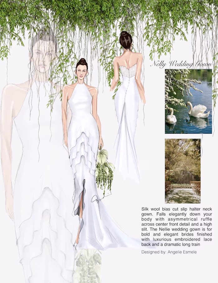 Nelly Custom Wedding Gown