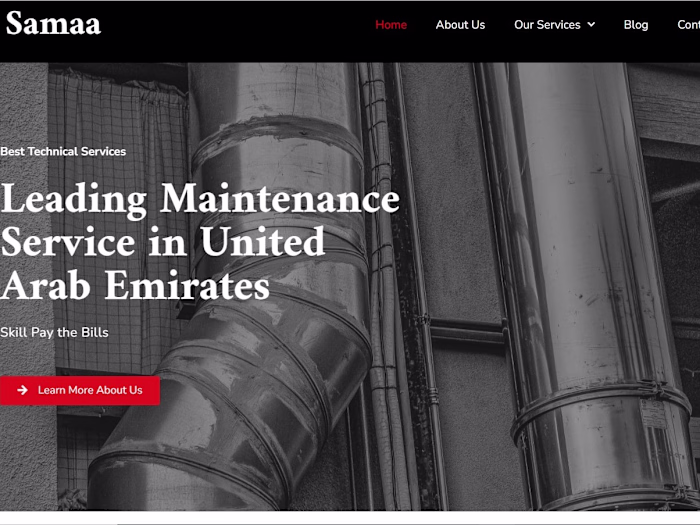 E-commerce and Services Website