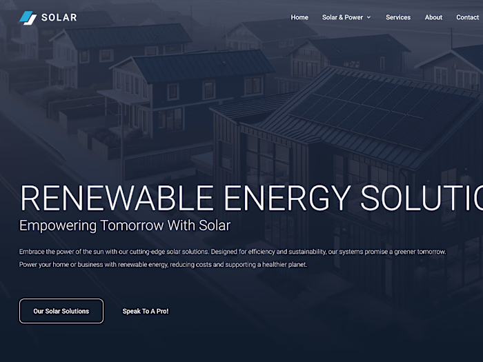Solar – Built with Framer