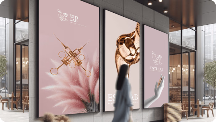 💫Esti Lab aesthetic medicine clinic🌸, Brand identity, UI/UX