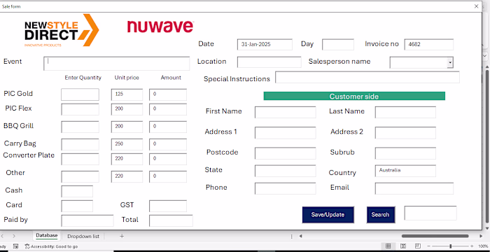Excel Userform application - YouTube