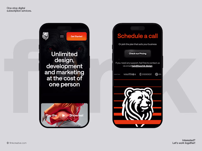 Flink Creative - Mobile Responsive
The