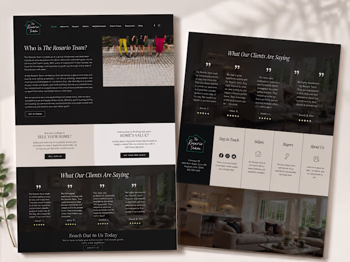 Designed a sophisticated Kajabi website