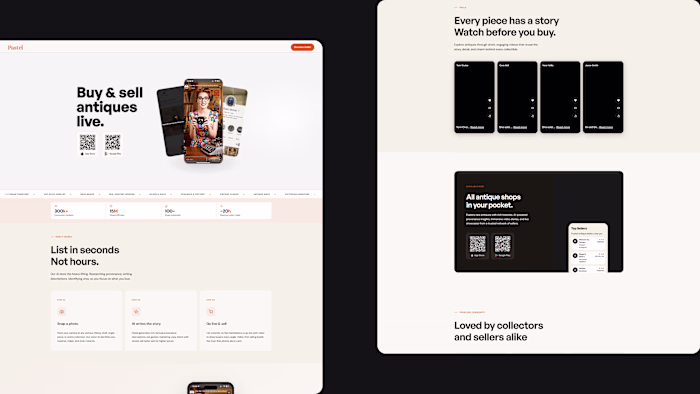 Built the website for MyPastel,