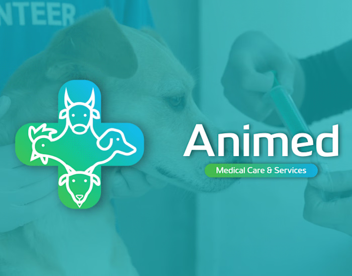 Animed (animal hospital logo) :: Behance