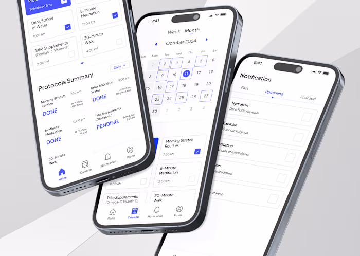 Health / Fitness Mobile App Design