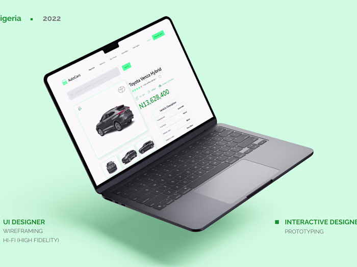 AutoCars UX/UI Project (Figma)
