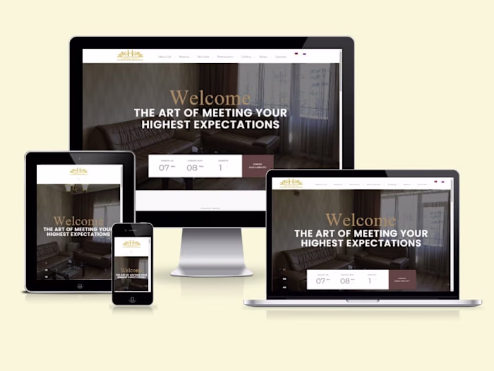 Hotel Booking WordPress Website