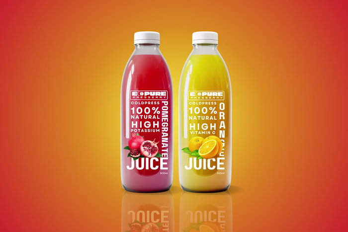 ECOPURE PRESSERY :: Logo+Label design