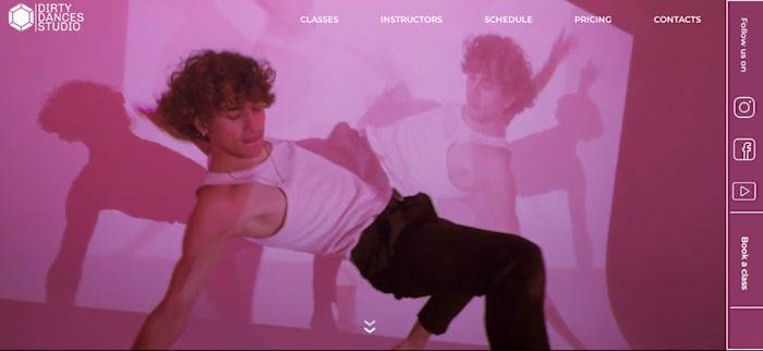 D.Dance Studio — Elegant & Immersive Digital Experience