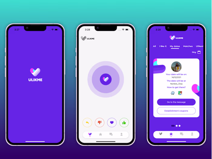 Dating App UI Design and Development