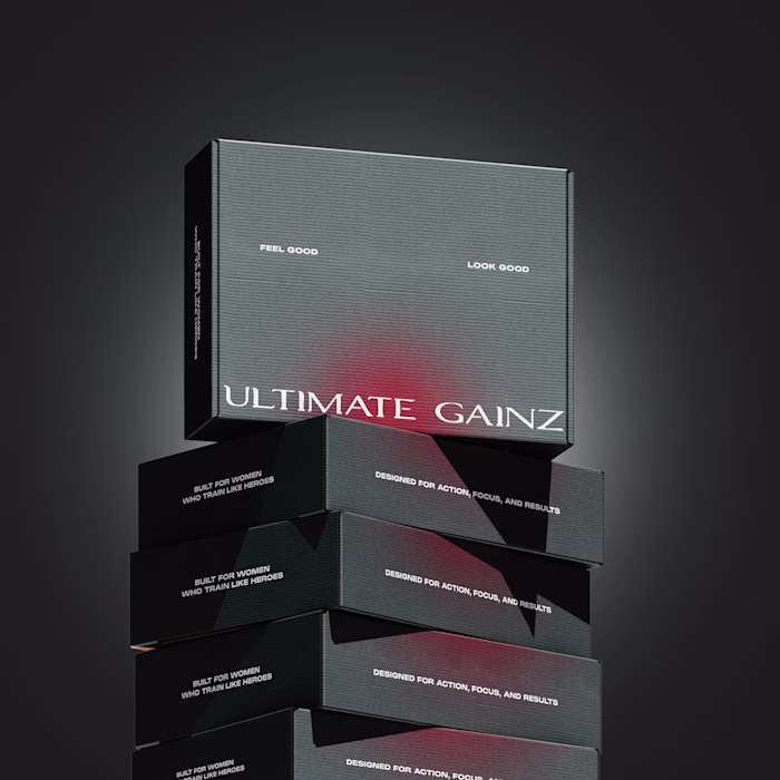 Ultimate Gainz® | Gen-Z Women Activewear Brand Design