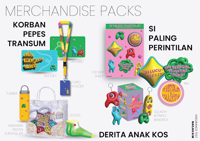 Transforming Brand Identity to Merchandise Packs