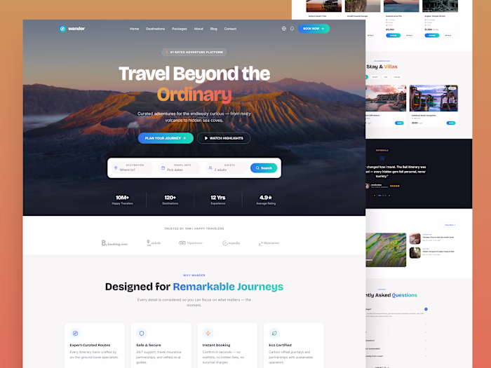 WANDER reimagines travel planning with