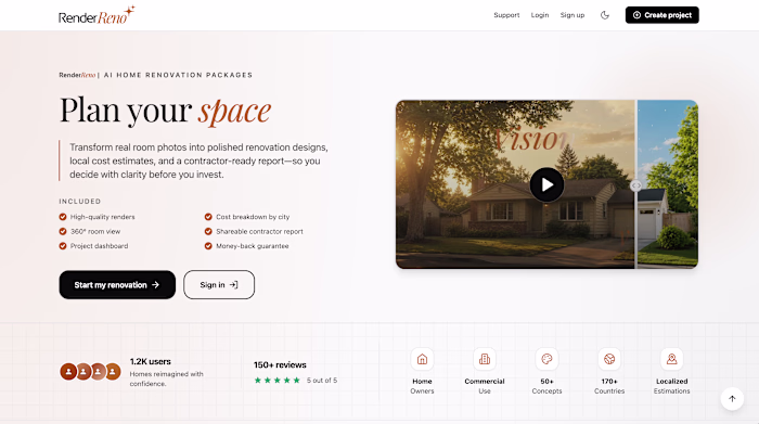 RenderReno.ai (http://RenderReno.ai) — AI web