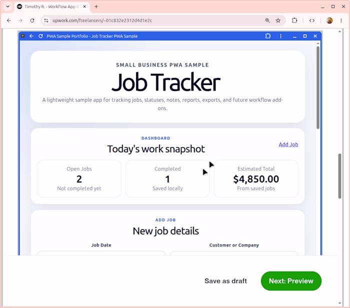 https://timbone72-cc.github.io/pwa-sample-portfolio/ 
