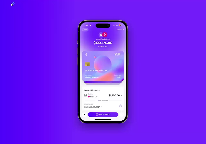Card swipe U.I for payment methods.