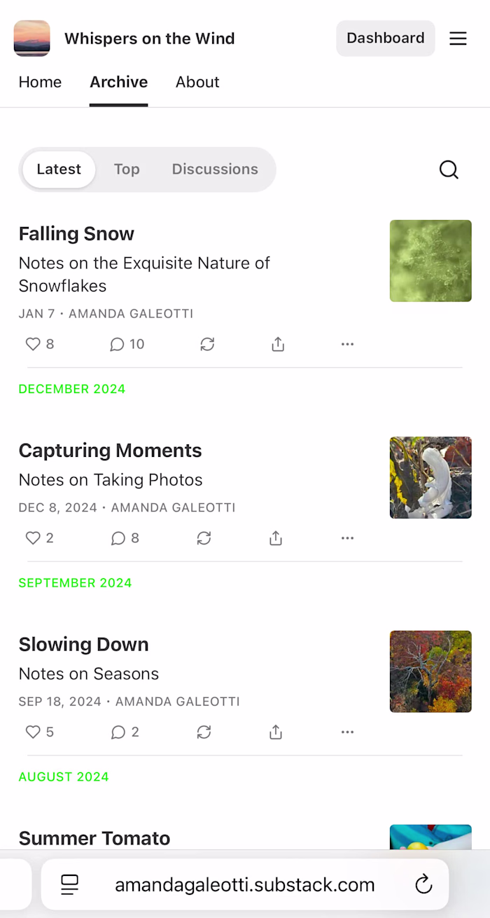 Substack Site Creation