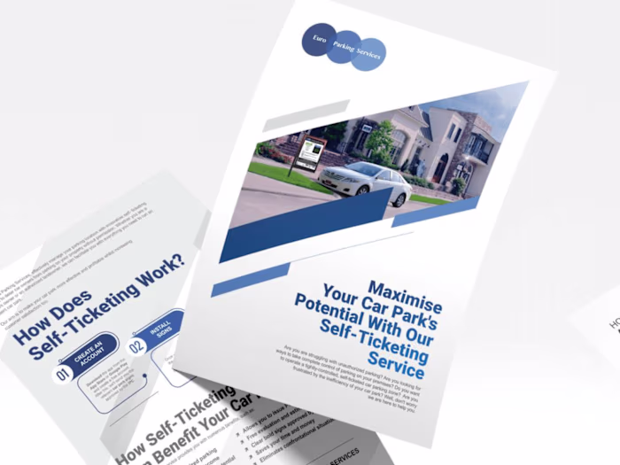 Flyer Design For Parking Services