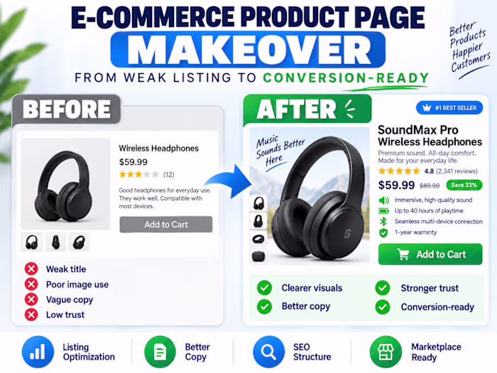 E-commerce Product Page Makeover
