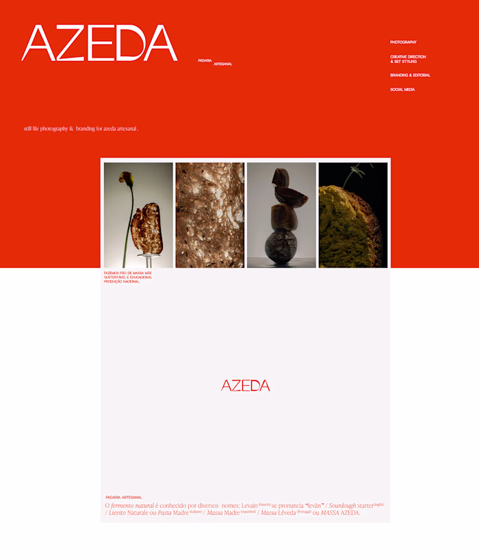 Creative Photography & Visuals for Azeda Artesanal :: Behance