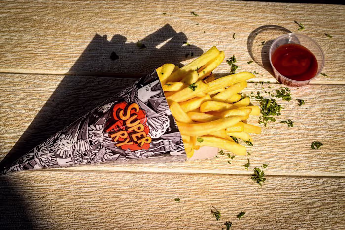 SuperFry Doodle | Food Brand Identity
