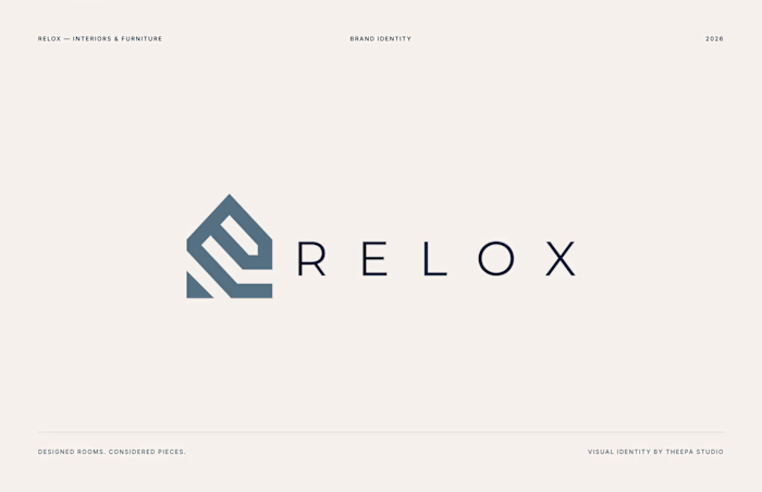 Relox | Brand Identity for an Interiors & Furniture Studio