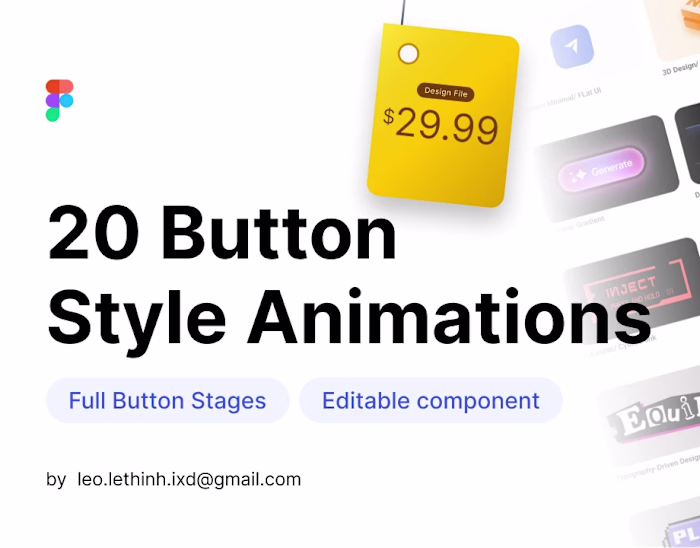 20 Button Style Animations