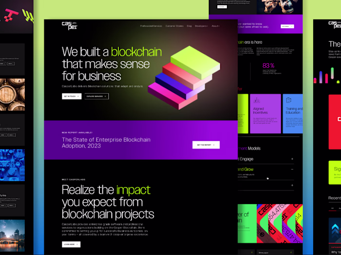 Casper Labs Website Redesign
