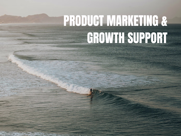 Product Marketing and Growth Support for early-stage startup