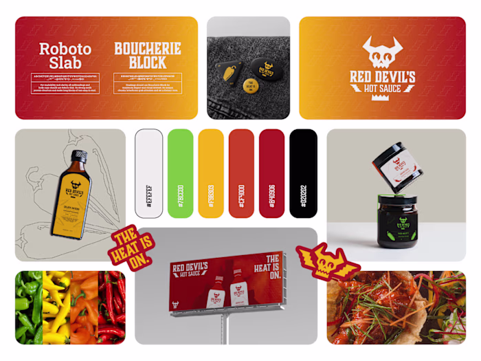 Red Devil's Hot Sauce - Branding