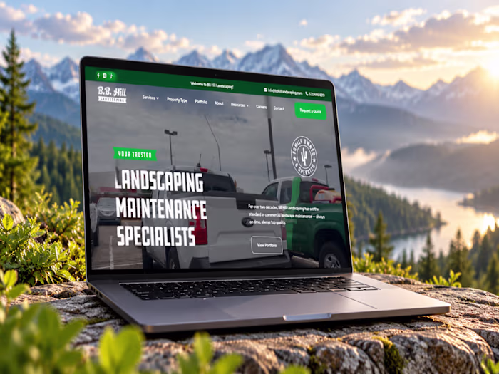 B.B. Hill Landscaping: A Commercial Webflow Site That Converts