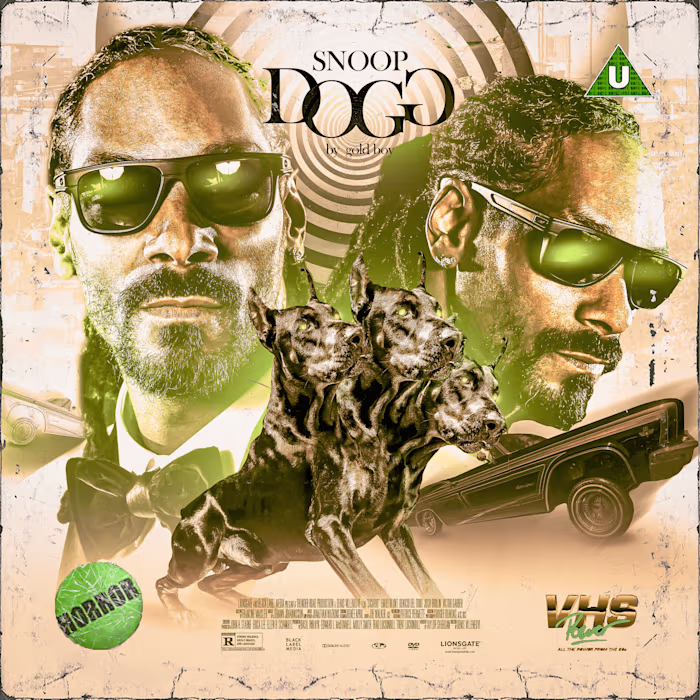 SNOOP DOGG HORROR DOPE / FLYER / ESTUDO MANIPULAÇÃO