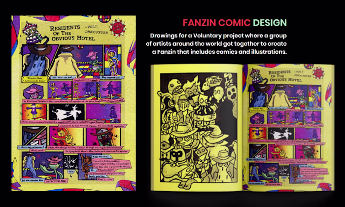 FANZIN COMIC DESIGN