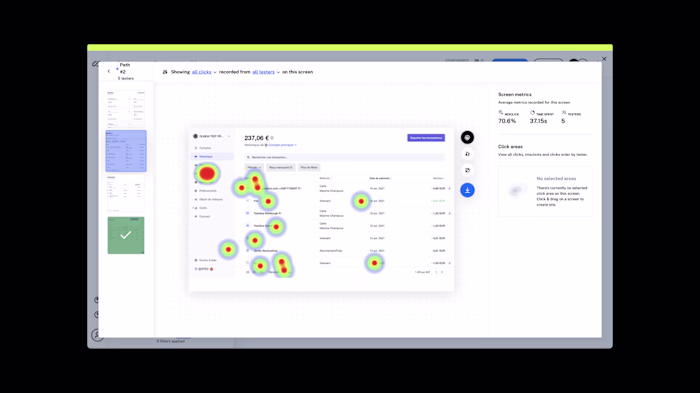 Qonto — User testing with Maze