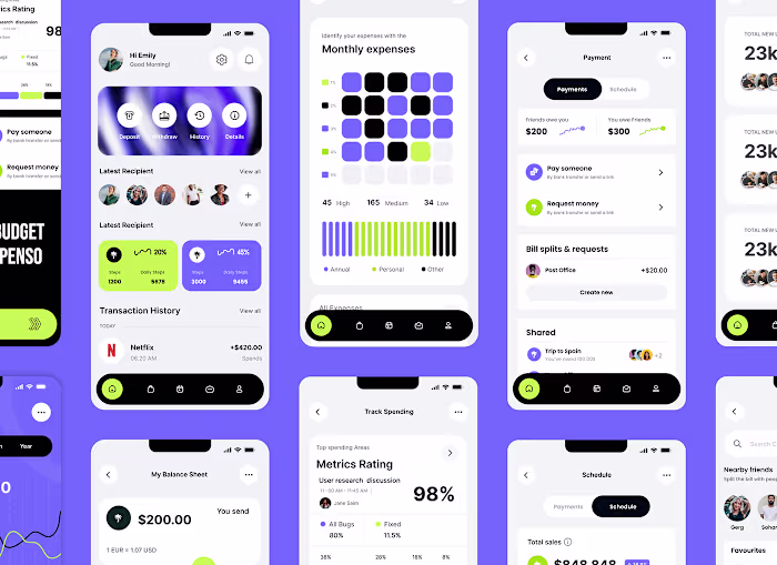 Subscription & Budgeting Mobile App – UI/UX Case Study
