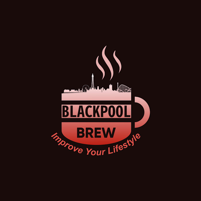 I created a logo for a Blackpool based drink mix. Brief was ...
