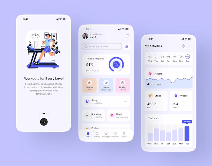 Fitness App UI Design