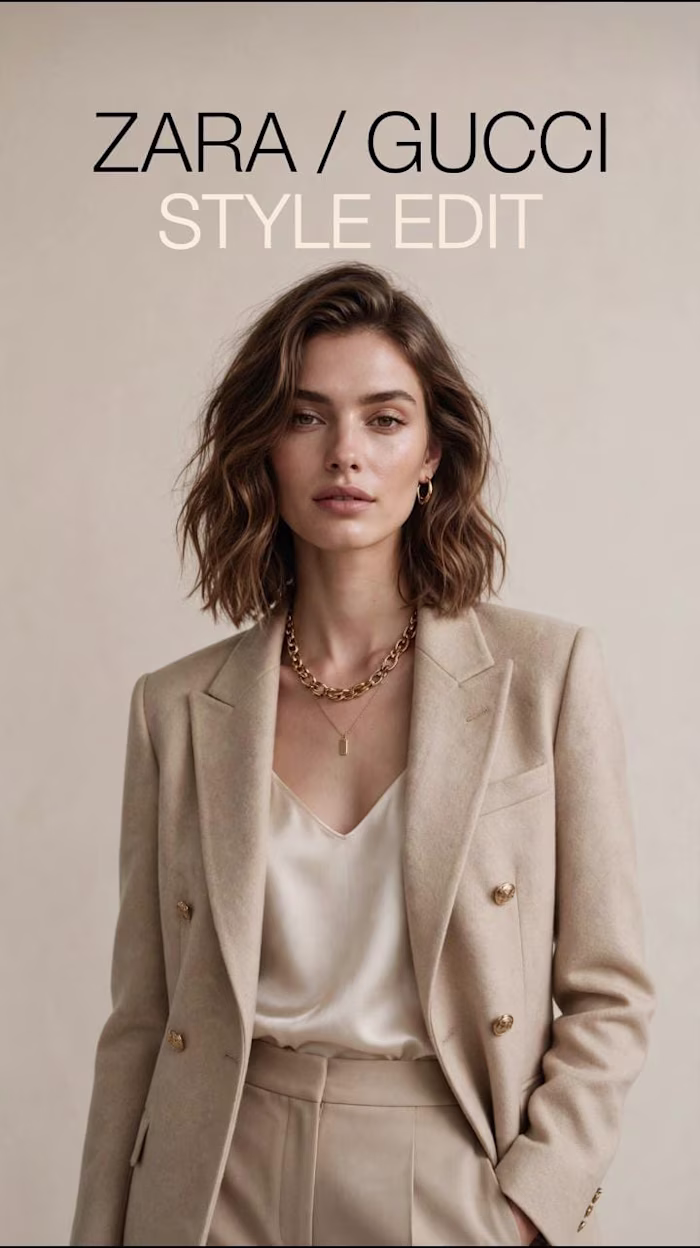 Zara Inspired Luxury Fashion Reel Edit💯