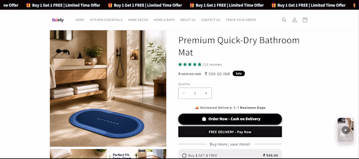 Launched and optimized a Shopify