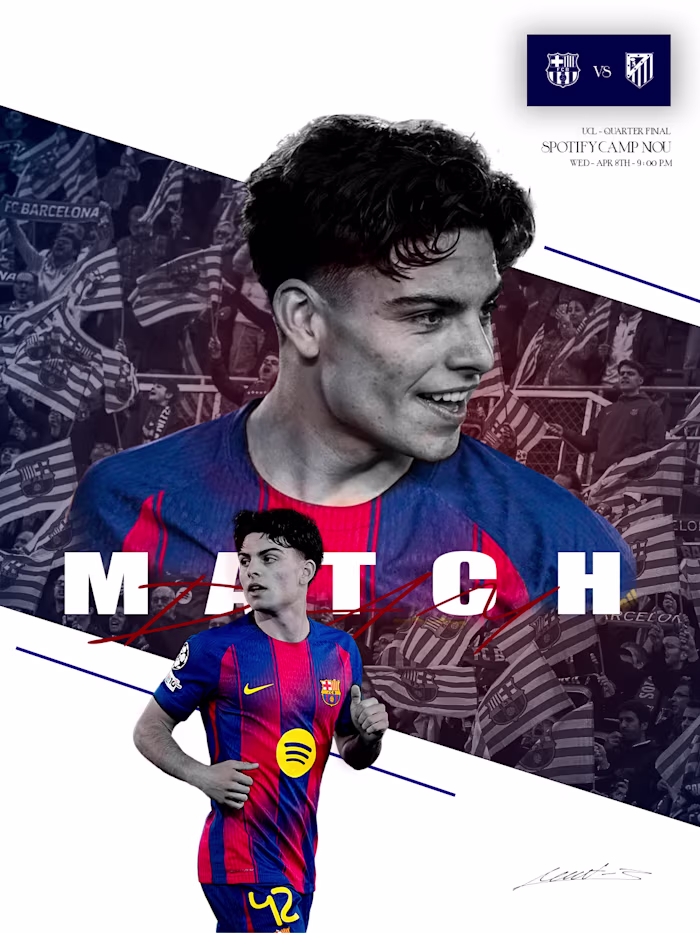 Xavi Espart Matchday against Atlético