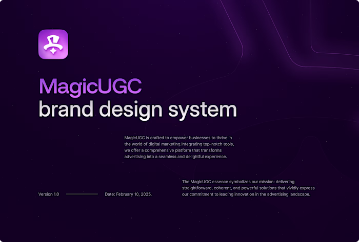 MagicUGC Branding Design System