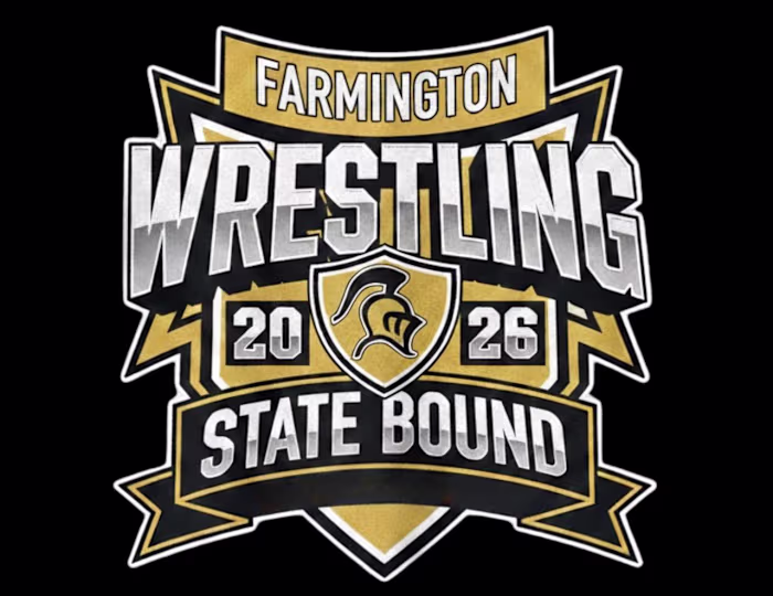 I designed this bold vintage badge logo for Farmington Wrest...
