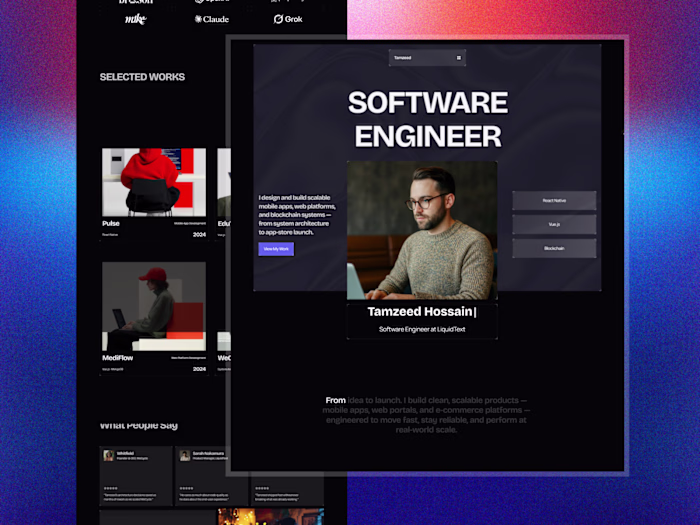 DevFolios — a developer portfolio
