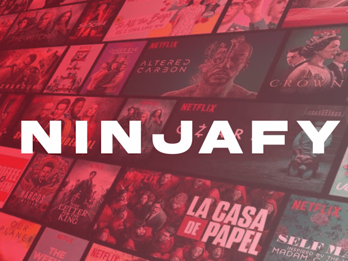 Ninjafy - A frontend Netflix Clone.