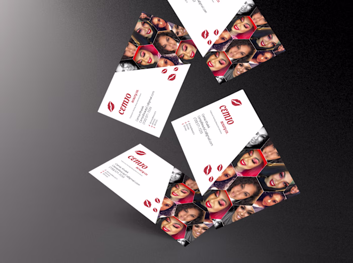 Cemjo Beauty Co Business Card | Business Card Design